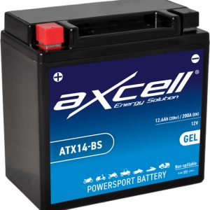Batería Moto 12V 12AH Axcell GEL ATX14-BS