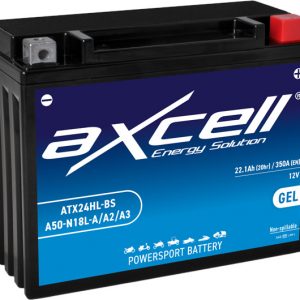 Batería Moto 12V 21AH Axcell GEL ATX24HL-BSA50-N18L-AA2A3