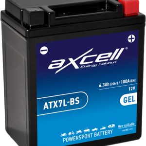 Batería Moto 12V 6AH Axcell GEL ATX7L-BS