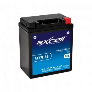 Batería Moto 12V 6AH Axcell GEL ATX7L-BS AGM