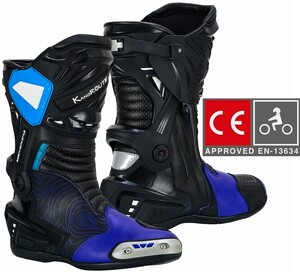 BOTAS DE MOTO DEPORTIVAS ASSEN RACE AZUL NEGRO