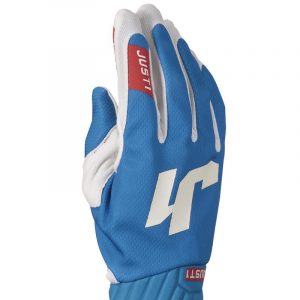 GUANTES DE MX JUST1 J-FLEX 2.0 BLUE WHITE