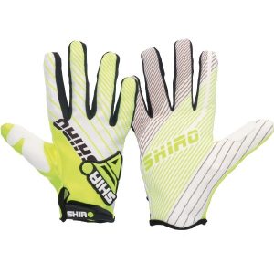 Guantes motocross Shiro Off Road MX 11 Amarillo Flúor