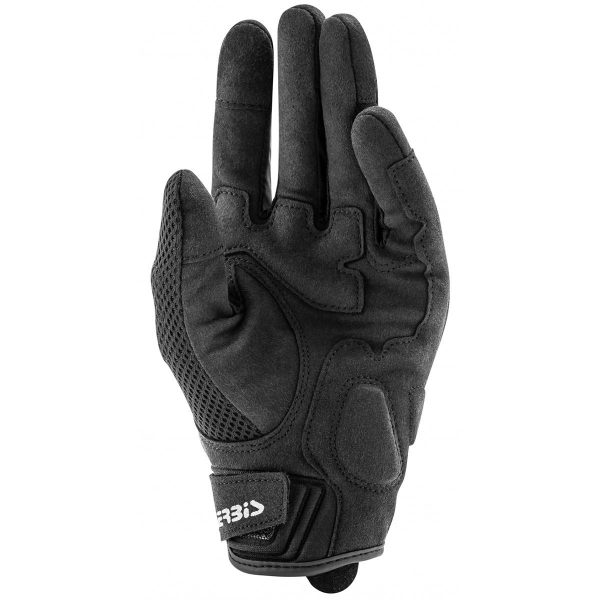 Guantes Verano Acerbis Ramsey My Vented CE Black. Color negro. Hombre y mujer. Protecciones ABS Carbon Look en los nudillos. Doble refuerzo en la palma para mayor resistencia a la abrasión. Refuerzos acolchados en los dedos. Full Gas Motor. Mejorada del Campo. Madrid