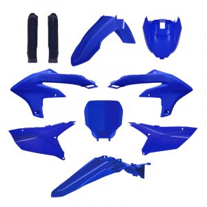 KIT COMPLETO PLÁSTICOS POLISPORT YAMAHA YZ450F(23/24) YZ250F(23) OEM COLOR AZUL (MX)