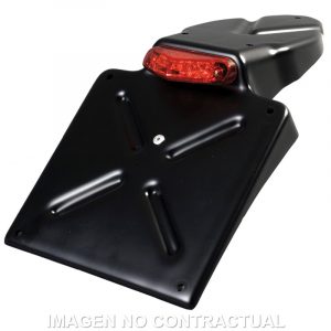 PORTAMATRÍCULA CIRCUIT NO PROBLEM NEGRO-ROJO