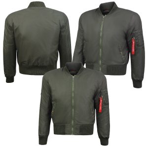 CAZADORA DE MOTO BOMBER BONETTI HOMBRE VERDE