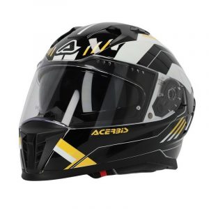 CASCO INTEGRAL ACERBIS X-WAY GRAPHIC NEGRO AMARILLO