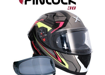 CASCO INTEGRAL AXOR APEX ROADTRIP ROSA AMARILLO