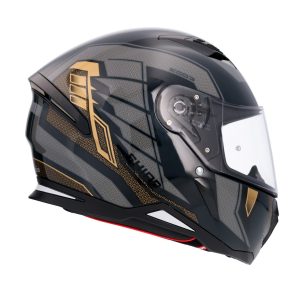 CASCO INTEGRAL SHIRO HUNTER SH-890 EDGE NEGRO ORO
