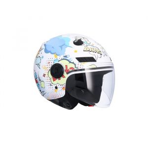 CASCO JET SHIRO KIOTO BOOM BLANCO