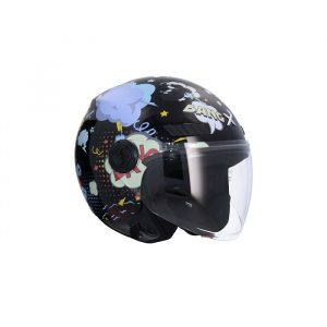 CASCO JET SHIRO KIOTO BOOM NEGRO