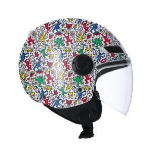 CASCO JET KIOTO DOODLE LIVE BLANCO