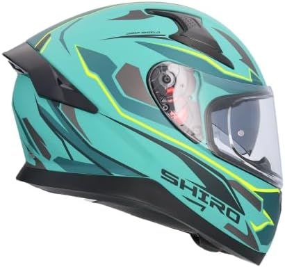 Casco Integral Shiro Katana Sharp Verde Mate Homologado 22.06 talla M y L. Full Gas Motor. Mejorada del Campo. Madrid. Descuento 5€ por recogida en tienda. Pantalla ahumada de regalo