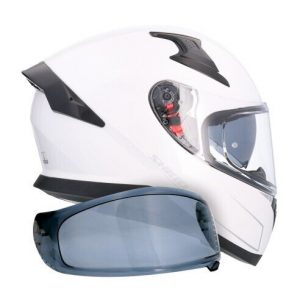 CASCO INTEGRAL SHIRO KATANA BLANCO