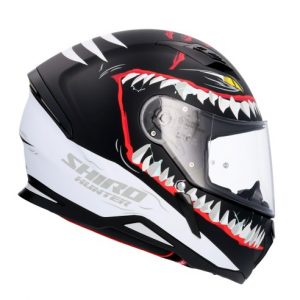 CASCO INTEGRAL SHIRO HUNTER SHARK NEGRO