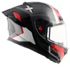 Casco moto integral Axor Saber Spark original para hombre y mujer con pinlock, color gris, rojo y blanco perla, alerón trasero. Envío gratis en España. Casco Axor al mejor precio en Full Gas Motor. Mejorada del Campo. Madrid