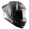 Casco moto integral Axor Saber Spark original para hombre y mujer con pinlock, color gris y blanco perla, alerón trasero. Envío gratis en España. Casco Axor al mejor precio en Full Gas Motor. Mejorada del Campo. Madrid