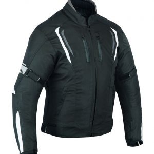 CHAQUETA DERBI BLANCO NEGRO