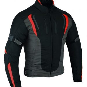 CHAQUETA DERBI ROJO GRIS