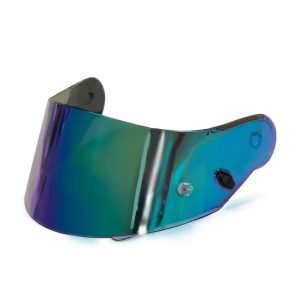 Pantalla iridium verde/azul para casco integral Shiro y Axor Hunter, preparada para pinlock30 (pinlock ready) Full Gas Motor. Mejorada del Campo. Madrid
