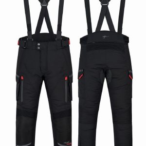 Pantalón de moto de cordura color negro all season a conjunto con la chaqueta. Full Gas Motor. Mejorada del Campo. Madrid