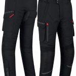 Pantalón moto cordura Kangroute Saturno negro. Protecciones homologadas. Conjunto chaqueta y pantalón moto cordura hombre