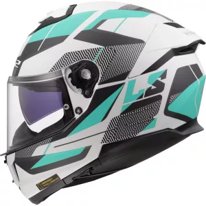 CASCO INTEGRAL LS2 FF808 STREAM II ROAD CYAN LIGHT GREY