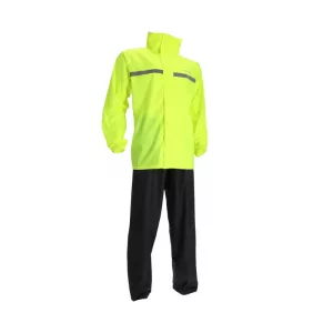 TRAJE DE LLUVIA LINE NEGRO AMARILLO FLÚOR