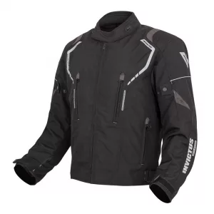 CHAQUETA DE MOTO CORTA EN CORDURA INVICTUS ARES GREY