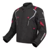 CHAQUETA DE MOTO CORTA EN CORDURA INVICTUS ARES RED