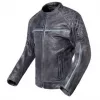 CHAQUETA DE MOTO DE CUERO ENVEJECIDO VINTAGE INVICTUS DEDALO CUERO