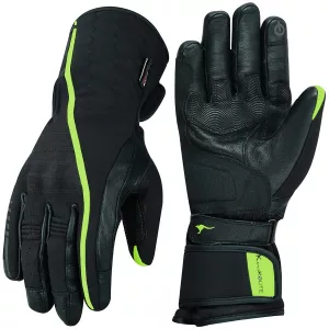 Guantes moto invierno Kangroute Pyrenees, Cordura negro y flúor o negro y blanco. Protecciones homologadas