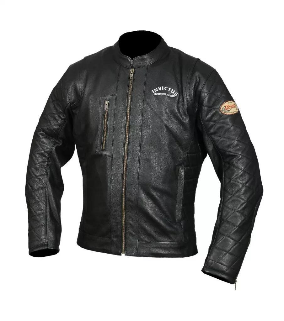 CHAQUETA DE CUERO HOMBRE HECTOR NEGRA