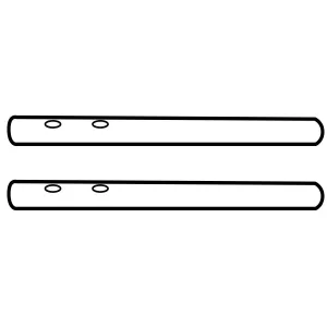 Juego de ejes de tapa para maletas Shad (Ø3×58’5)