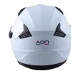Casco moto jet barato con pantalla y gafa solar, homologado ECE 22.06 para hombre y mujer color blanco brillo. Full Gas Motor. Mejorada del Campo. Madrid