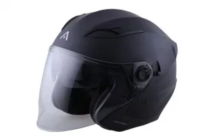 Casco moto Jet con gafa solar barato para scooter, ciclomotor, patinete, ciudad, urbano. Colir negro mate para hombre o mujer. Full Gas Motor Mejorada del Campo Madrid. Venta online consultar antes de venir a la tienda