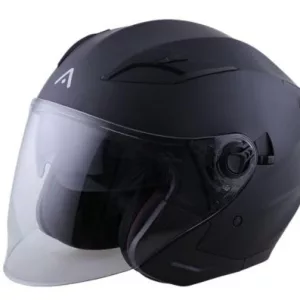 Casco moto Jet con gafa solar barato para scooter, ciclomotor, patinete, ciudad, urbano. Colir negro mate para hombre o mujer. Full Gas Motor Mejorada del Campo Madrid. Venta online consultar antes de venir a la tienda