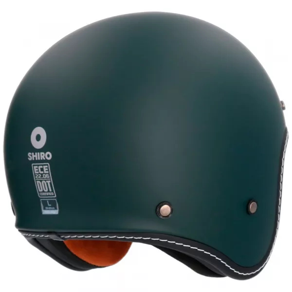 Casco jet Axor (Shiro) Dallas. Estilo retro sin pantalla y con gafa solar. Homologación ECE 22.06 para hombre y mujer. Oferta en Full Gas Motor. Mejorada del Campo. Madrid