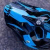 CASCO IMR MX WOLF. Casco de motocross para niño y niña homologado, seguro y barato. Tallas YS, YM, YL para 49 cm, 50, cm, 51, cm, 52, cm 53 cm, 54 cm. Casco off-road infantil color azul y negro. Homologación ECE/ONU 22.05.P (EU)