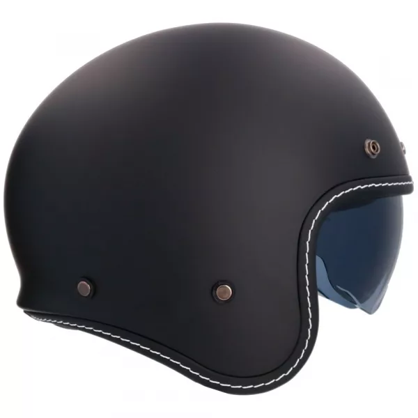 Casco jet Axor (Shiro) Dallas. Estilo retro sin pantalla y con gafa solar. Homologación ECE 22.06 para hombre y mujer. Oferta en Full Gas Motor. Mejorada del Campo. Madrid