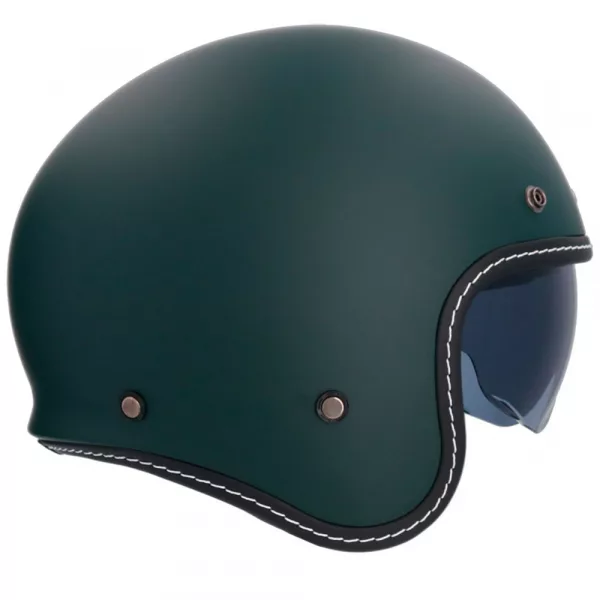 Casco jet Axor (Shiro) Dallas. Estilo retro sin pantalla y con gafa solar. Homologación ECE 22.06 para hombre y mujer. Oferta en Full Gas Motor. Mejorada del Campo. Madrid
