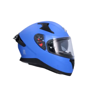 CASCO INTEGRAL APEX SOLID AZUL MATE