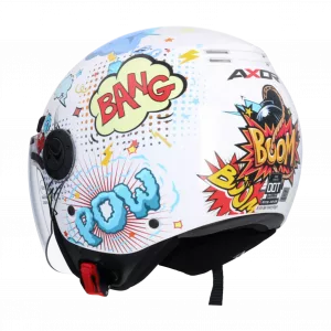 CASCO JET AXOR KIOTO BOOM KID BLANCO