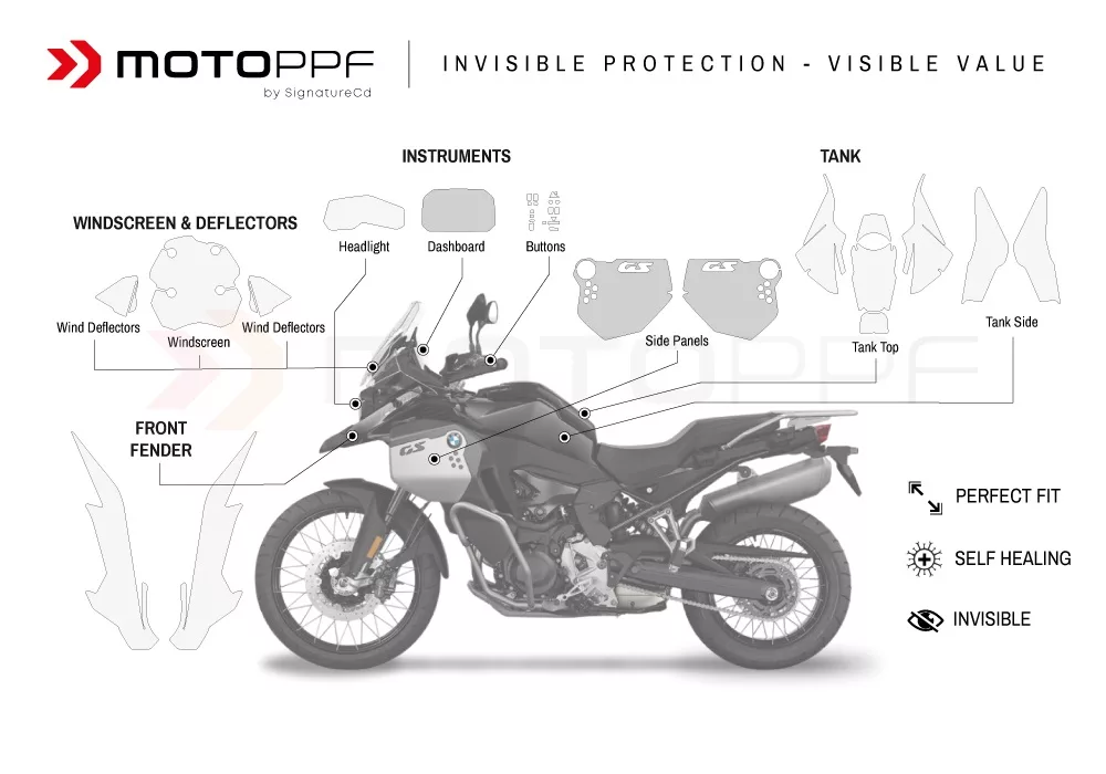 Kit completo vinilos BMW F 900 GS Adventure