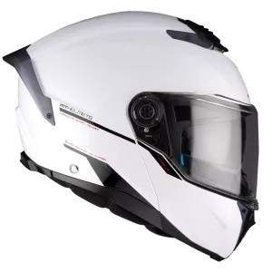 CASCO MODULAR ATOM 2 SV SOLID BLANCO BRILLO