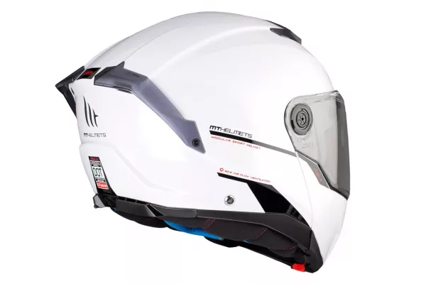 CASCO MODULAR ATOM 2 SV SOLID BLANCO BRILLO - Imagen 6