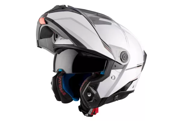 CASCO MODULAR ATOM 2 SV SOLID BLANCO BRILLO - Imagen 3