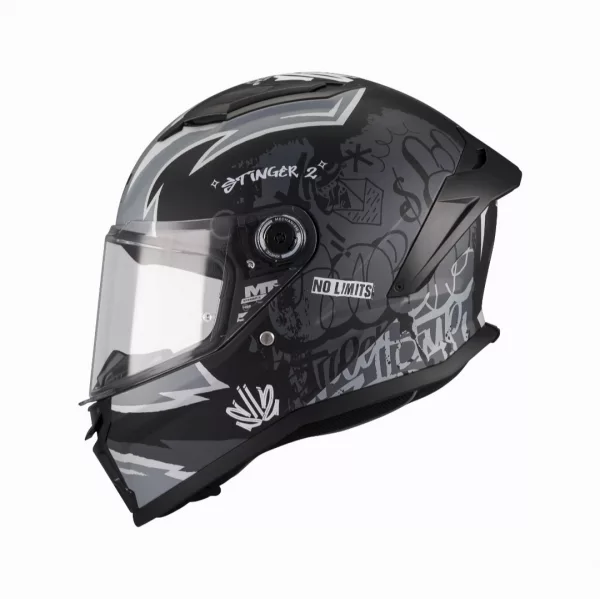 Casco infantil MT Helmets Stinger 2 Negro mate No Limits