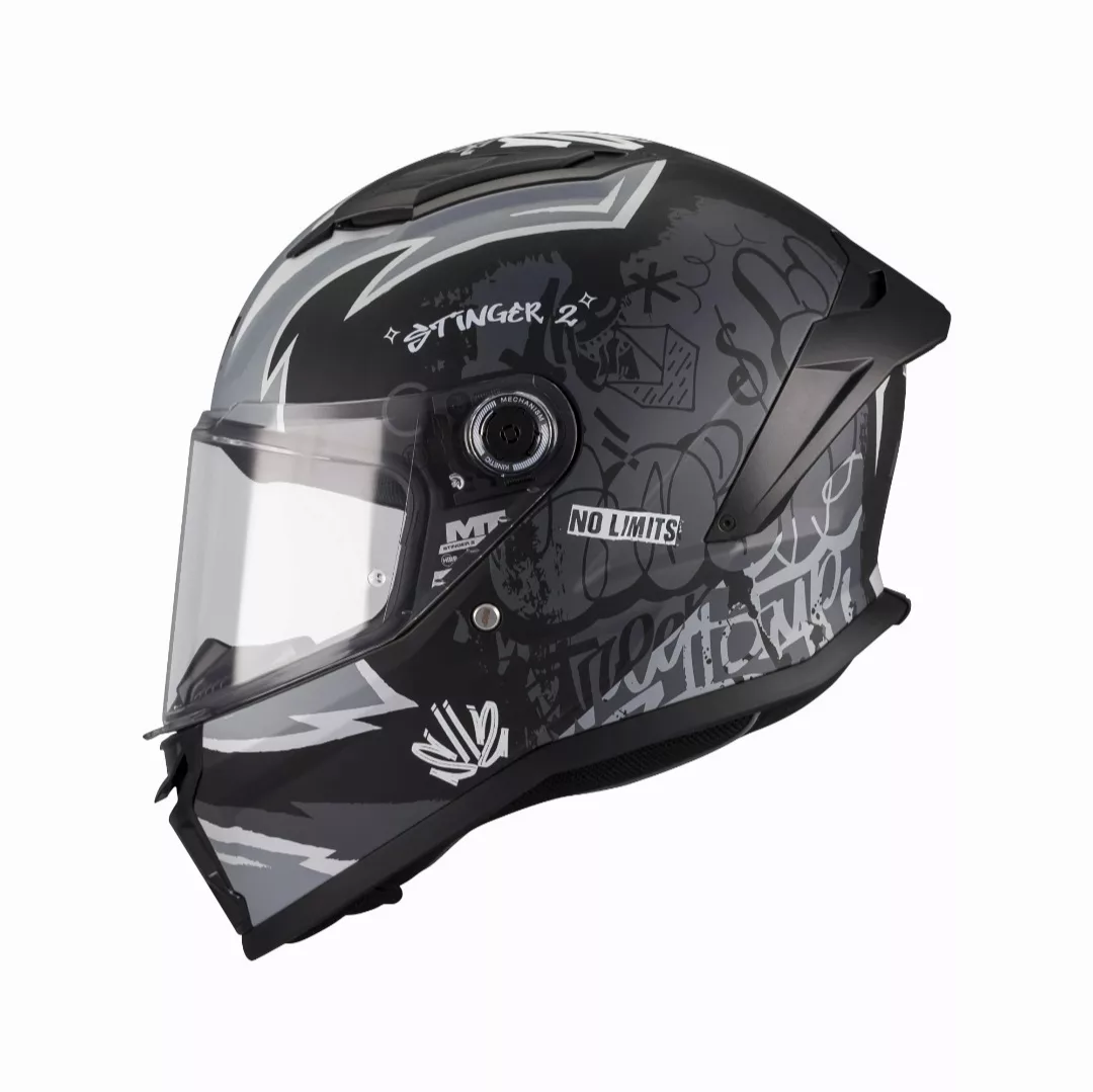 Casco infantil MT Helmets Stinger 2 Negro mate No Limits